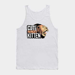 cute hungry kitten Tank Top